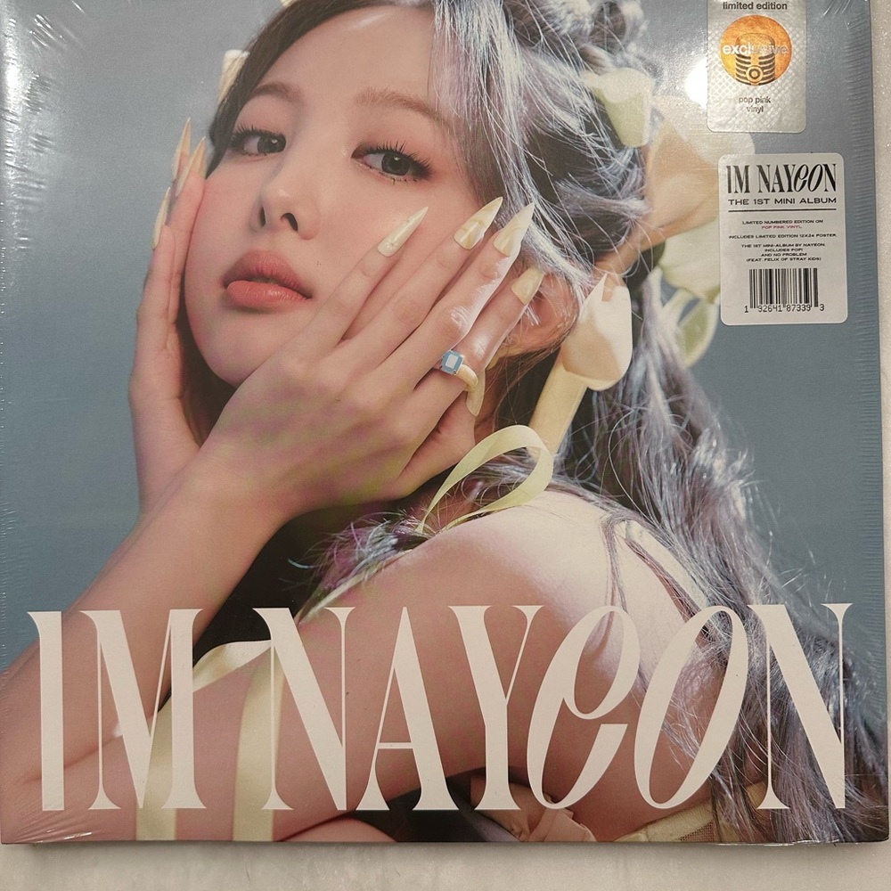 TWICE IM NAYEON 1st Mini Album Vinyl LP Record Pop Pink Target Exclusive Limited